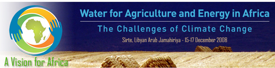 Water for Agriculture and Energy in Africa: the Challenges of Climate Change