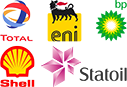 TOTAL - eni - bp - Shell - Statoil