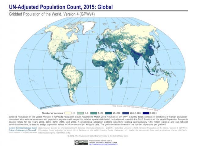 Gridded Population Map